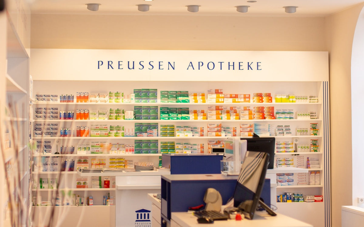Innenraum der Preussen Apotheke