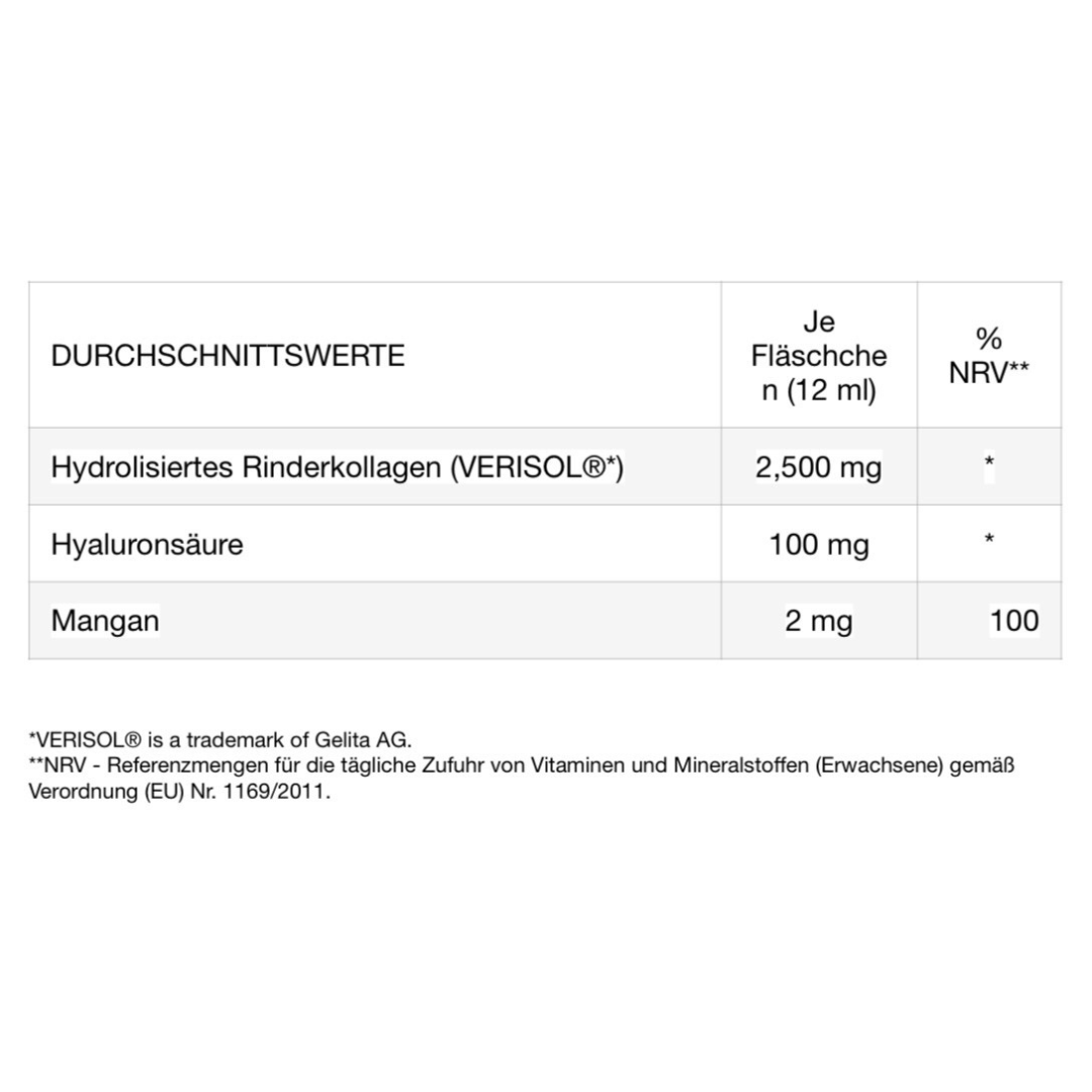 Supplement - AGE FORMULA - Kollagen & Hyaluron & Mangan